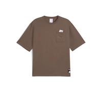 T-shirt with pocket Puma X RIPNDIP Relaxed Marron XS