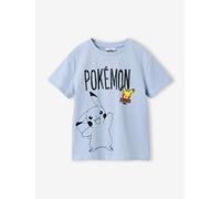 T-shirt with POKEMON sleeves sky blue