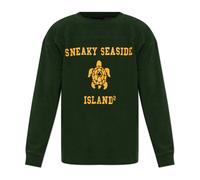 T-shirt with print - male - Dsquared2 - Long Sleeve T-Shirts - Green - M - Tops M