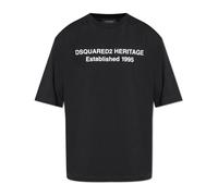 T-shirt with print - male - Dsquared2 - T-Shirts - Black - L - Tops L