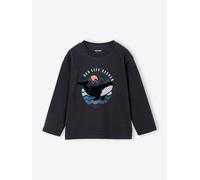 T-Shirt with Print on the Front for Boys anthracite