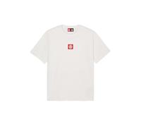 T-shirt with Square Logo Element Blanc L