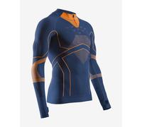 T-shirt X-Bionic Energy Accumulator Light Half Zip long sleeve blue orange - S