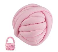 T-Shirt Yarn | Chunky Cotton Yarn for Arm Knitting | 1 Roll(20 Yards Bulky Giant Yarn for Weave Craft Crocheting, Cozy Texture Will Keep You Warm and Comfortable