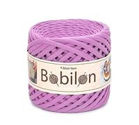 T-Shirt Yarn for Crocheting, Knitting Yarn Fabric Cloth, T-Shirt Yarn 110 Yards for Macrame, Hand DIY Bag Basket Cushion Projects 5-7 mm Bubble Gum