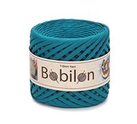T-Shirt Yarn for Crocheting, Knitting Yarn Fabric Cloth, T-Shirt Yarn 110 Yards for Macrame, Hand DIY Bag Basket Cushion Projects 5-7 mm Deep Ocean