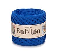 T-Shirt Yarn for DIY Crocheting, Knitting, Macrame Projects 100% Cotton eco Friendly Quality Thread with a Constant Thickness 5-7 mm Ultramarine