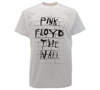 t-shirteria White T-Shirt Pink Floyd's The Wall- T-Shirt Original - Sent XS S M L XL White bianco M