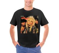 T-Shirts-Casual Hanoi-Rocks-Two-Steps-from-The-Move-O-Neck Black