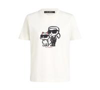 T-Shirts- female- Karl Lagerfeld- T-Shirts- Beige- M- Tops M