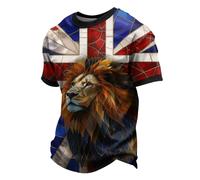 T Shirts for Men Drop Shoulder Short Sleeve T Shirt Round Neck Oversized Tees Casual Blouse Lounge Crew Neck T-Shirt Classic Fit Basic Tees Tops Muscle Fit Shirts for Men (#009 Blue,6XL)