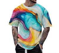 T Shirts for Men Moisture Wicking Dry-Fit Fitness Sport Tops Athletic Running Gym Workout Short Sleeve Tee Shirt Workwear Top Hoodies （18-Watermelon Red, M