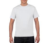 T Shirts for Men UK - Cotton T-Shirt Solid Short Sleeve Dress Shirt Crewneck Casual Shirt Summer Holiday Blouse Outdoor Lightweight Beach Tee Outdoor Hiking Work out Top Breathable & Moisture Wicking