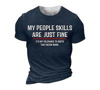 T Shirts for Men Uk Crew Neck Pattern Letter Print Raglan Sleeves Summer Short Sleeve Papa Tops Vintage Graphic Tees Adult Comfortable Holiday