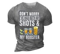 T Shirts for Men Uk Crew Neck Pattern Printed Basic T Shirt Loose True Classic Tees Vintage T Shirt Printing Comfortable Vacation Tops Papa Tops