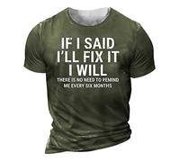 T Shirts for Men Uk Crew Neck Pattern Printed Holiday Shirt Loose Hawaiian Oversize Vacation Tops Vintage Casual Papa