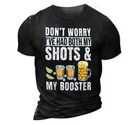 T Shirts for Men Uk Crew Neck Pattern Printed Outdoor Tops Classic Gym T Shirts Men Comfortable Party Tops Vintage T Shirt Printing Daddy Tops