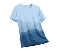 T Shirts for Men UK Rash Guards Breathable Ice Cooling Short Sleeved T-Shirt Round Neck Mesh Quick Dry Tee Shirts Casual Running Gym Sports Workout Blouse Summer Tops Sale Clearance