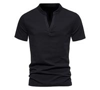 T Shirts for Men UK Trendy Black Polo Shirt Men Short Sleeve Vneck Running Tops for Men UK Traditional Style Work Polo Shirts for Men Sun Protection Workout Shirts T-Shirt Top