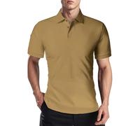 T Shirts for Men Workout Short Sleeve Quick Dry Athletic Gym Active Tops Summer Casual Lightweight Vintage Streetwear Boss Tshirt Mens Khaki