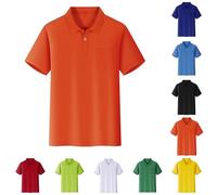 T-Shirts Girls Vest Summer Short Sleeve Children's Cotton Top Cute Plain Shirt Polo Collar Sport Lightweight Casual Classics Oversized Leisure Undershirts Beach T-Shirt Sports Shirt Tops, Yellow-c, 9