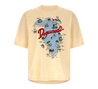 T-Shirts - male - Dsquared2 - T-Shirts - Beige - XL - Tops XL