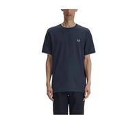 T-Shirts, male, Fred Perry, T-Shirts, Blue, S, Tops S
