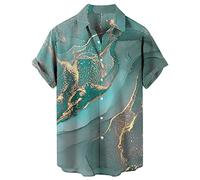 T Shirts Men, Mens Hawaiian Shirt Cotton Regular Fit Short Sleeve No Iron Casual Beach Summer Aloha Shirt Men's Sleeveless Jumpers & Knitted Gilets Henley T Shirt Mens Christmas