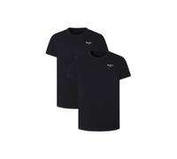 Pepe Jeans Pmu10976 Short Sleeve Base Layer 2 Units Black S Men