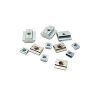 T Sliding Nut Block Square Nuts M3 M4 M5 M6 For 2020 3030 4040 45 Slot Sliding Nut In Connection Aluminum Profile T Nut Easy Install(4545-M10-10Pcs)