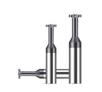 T Slot End Mill, 1pcs Carbide T Slot Milling Tungsten Tool Metal Machining 2-12mm T Type