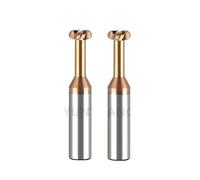 T Slot End Mill, 1pcs T-slot Milling Cutters Radius Corner T Type End Mill R0.5/0.75/1/2/3 D3-D20