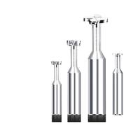 T Slot End Mill, Carbide T Slot Milling Tungsten Steel End Mills Tools 2mm 3mm 4mm 5mm 6mm 8mm 0.3H4H