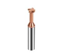 T Slot End Mill, Carbide T Slot Steel T-slot Milling Tool Coated Machining Metal Diameter 3~20mm 1pcs