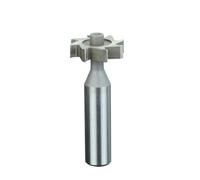 T Slot End Mill Cutter, HSS Straight Shank 10-38mm Dia 2-10mm Cutting Thickness Copper Aluminium(6h*22d)