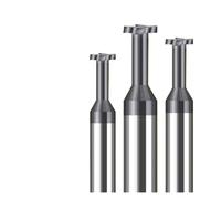 T Slot End Mill Cutter, Tungsten Steel Carbide Milling Grooving Router Bit 2-16mm(2x1.5mm)
