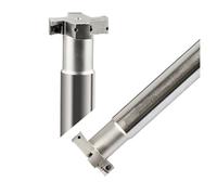 T Slot End Mill, HTS T Slot Milling Cutters C14 C16 C20 C25 C32 10mm Thickness Slotted 1pcs