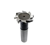 T Slot End Mill, T Slot Milling Metal Woodruff Key Seat Router Bit Thickness 1-12mm Diameter 8-50mm