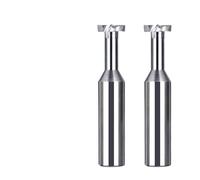 T Slot End Mill, Tungsten steel Alloy Milling T Slot Machining Hard Aluminum Copper Special Groove Type 1pcs