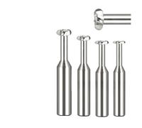 T-Slot Milling Cutter Bit, T-Slot Milling Radius Corner T Type End Mill Machining Carbide Tool D3mm-D20mm 1pcs(D3xR0.75x1.5Hx50L)
