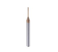 T Slot Milling Cutter Micro Corner Radius End Mill With Long Neck 0.3-2.5 Mini Carbide CNC Cutting 2 3 4 Flutes Shank Machine Cutter Tool Router Bit(Aluminium,2.5X20XD4X50)