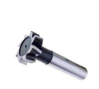 T Slot Milling Cutters Metal Key Seat Router Bit Thickness 1-12mm Diameter 8-50mm(1 Mm,40D 20d 100L)