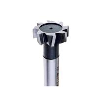 T Slot Milling High Speed Steel Brazing Carbide Groove End Mill Tool 1pcs(Hss,14x4H)