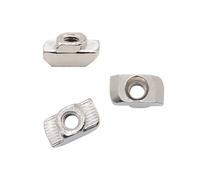 T Slot Nut,T-Slot Bolts,50Pcs 20 Series/30 Series/40 Series/45 Series Slot Hammer Drop in Nut Fasten Connector Aluminum Extrusions(20 Series M3)