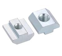 T Slot Nut,T-Slot Bolts,50Pcs Slot T-nut Sliding Nut for Profile Slot Aluminum Extrusions Furniture 20Series-45Series(30Series M5)