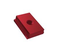 T-Slot Nuts, 10Pcs M8 T-Track Sliding Nuts for T-Slot Rails - Aluminum T-Shaped Groove Nuts, Woodworking T-Slot Fasteners, CNC Machine Fixtures & Screw Channel Accessories (Red)