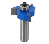 T Slot Rabbet Router Bit 12mm Shank for CNC Spoilboard Surfacing Tasks (10mm )