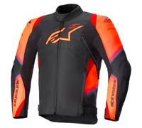 T-SP 1 V2 Waterproof Jacket - Black / Red / Fluo
