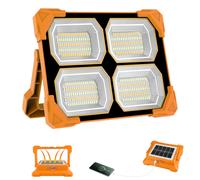 T-SUN 100W Rechargeable Solar Work Lights, 348 LEDs