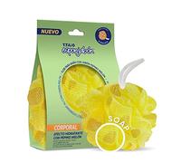 T.Taio - EsponJabón - Bath Flower + 2-in-1 Soap Cucumber & Melon - Refreshes & Hydrates - Glowing Radiant Skin - Unisex - 1 Unit